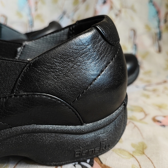 Dansko Professional Black Ribbed Work Shoes Women's Size 8 EUR 38 PreLoved Used - Picture 5 of 12